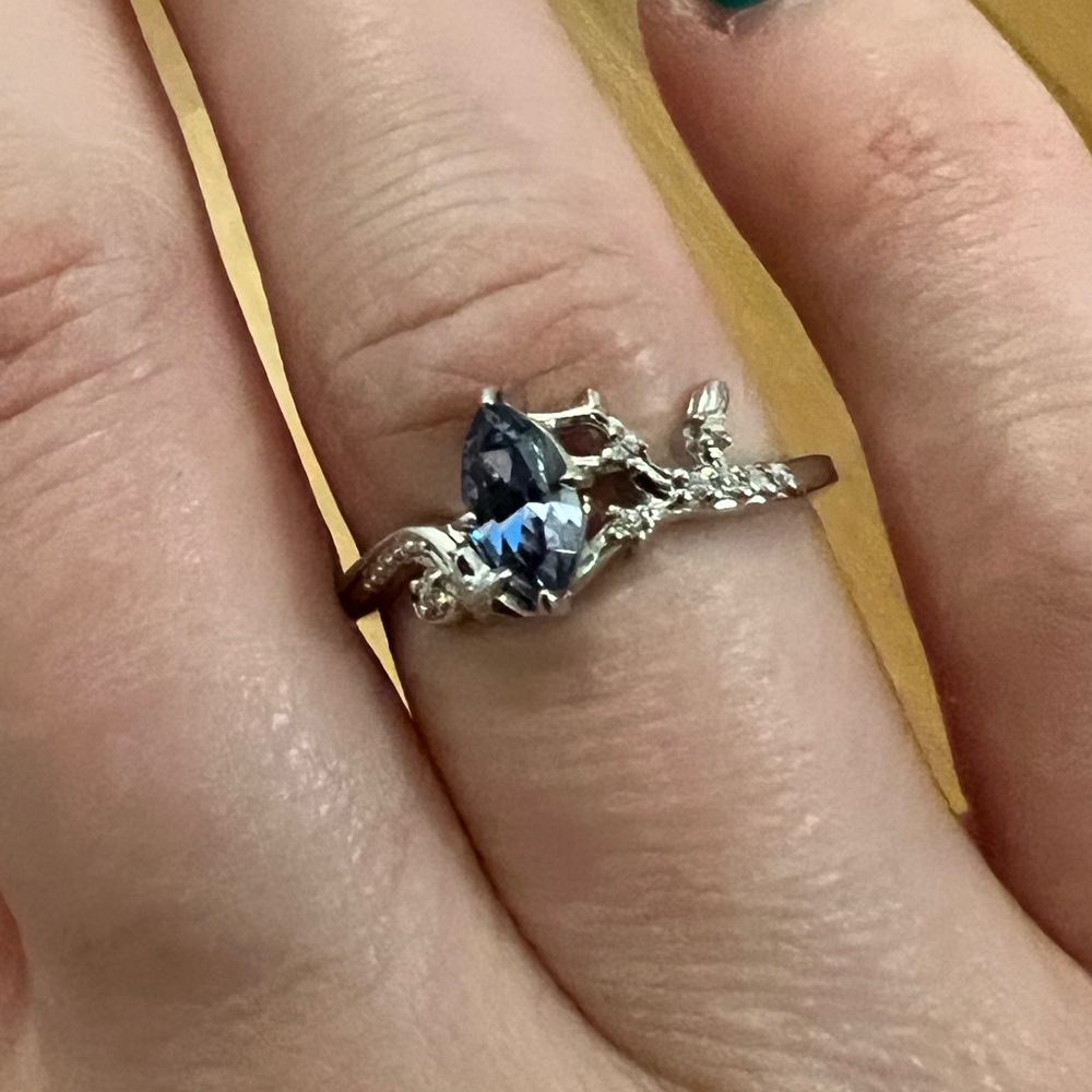 NWT Fragrant Jewels Sterling Silver Mermaid Collection Ring Size 7